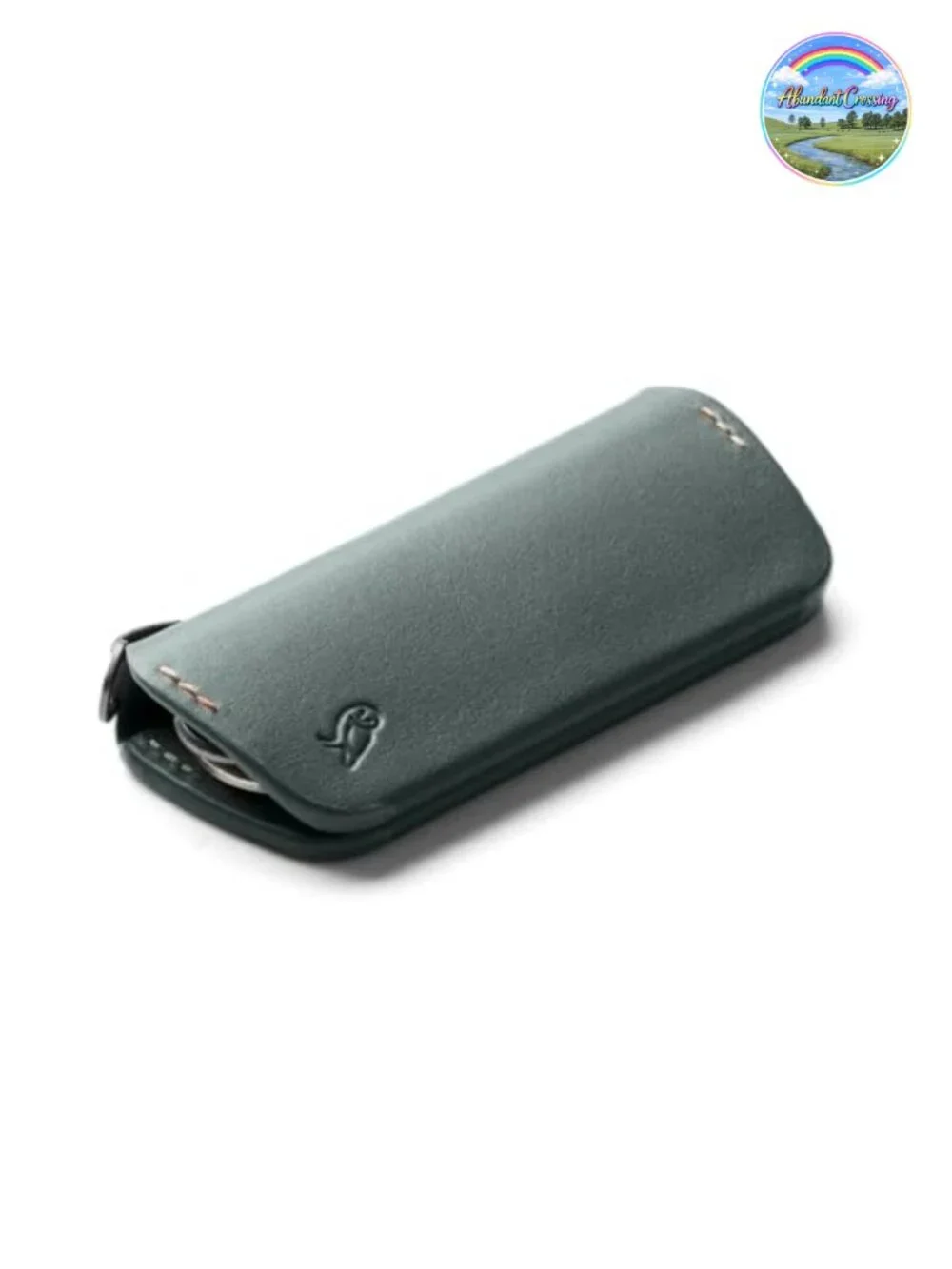Genuine Leather Key Case Holder for 4-8 Keys with Car Key D Ring
